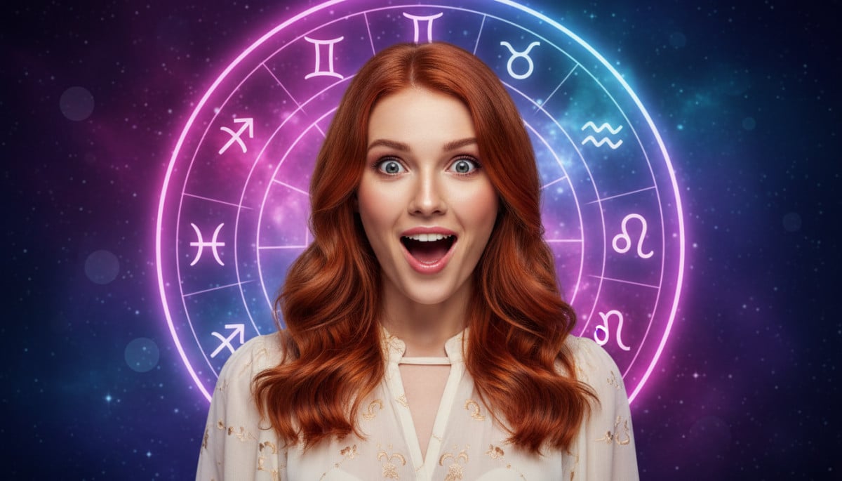 Femme sous un ciel étoilé recevant la lumière cosmique pour l'horoscope du 23 avril 2026