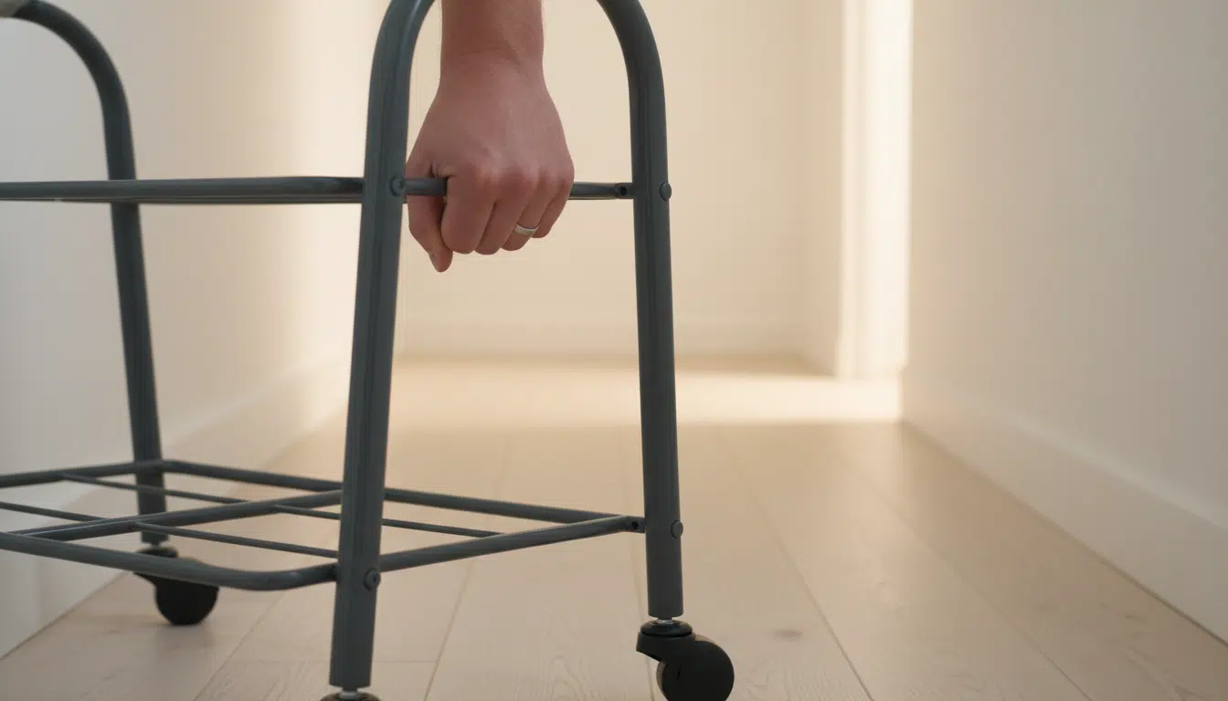 Structure en tube d'acier du séchoir tour Lidl sur roulettes