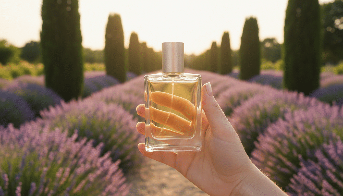 Parfum aux agrumes dans un jardin sans insectes
