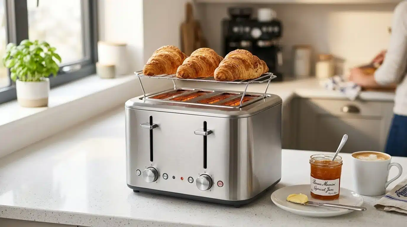 Grille-pain : cette petite grille métallique que personne ne déplie change tout pour les croissants du matin