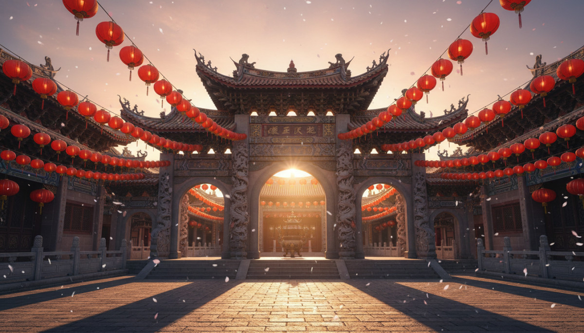 Groupe d'amis joyeux réunis autour de bougies dans une ambiance mystique chaleureuse