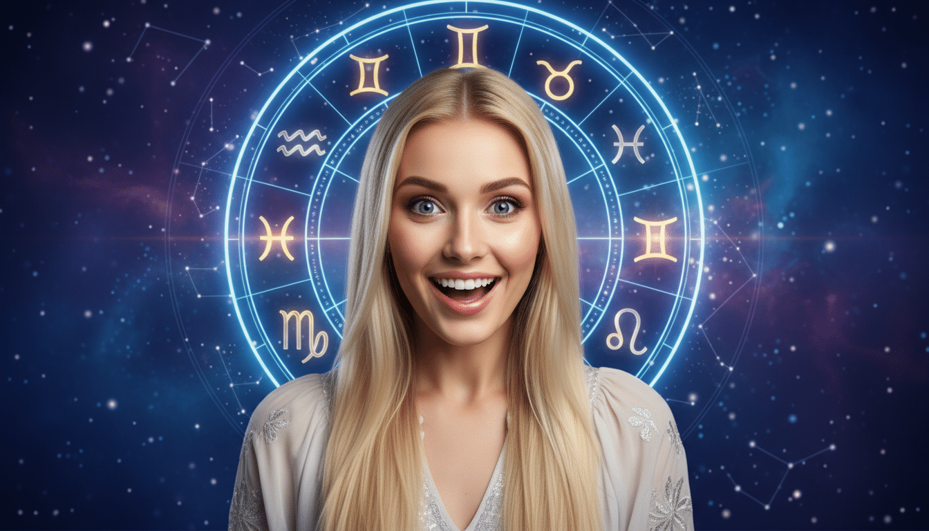 Homme contemplant une roue zodiacale lumineuse au lever du soleil pour l'horoscope du lundi 13 avril