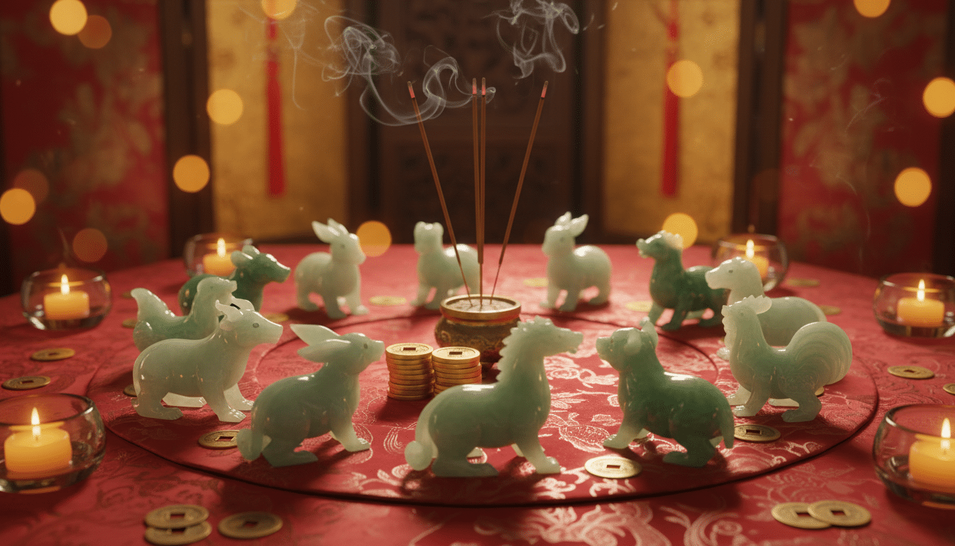 Homme méditant avec une sphère dorée dans un jardin de bambous sous l'énergie Bois-Feu