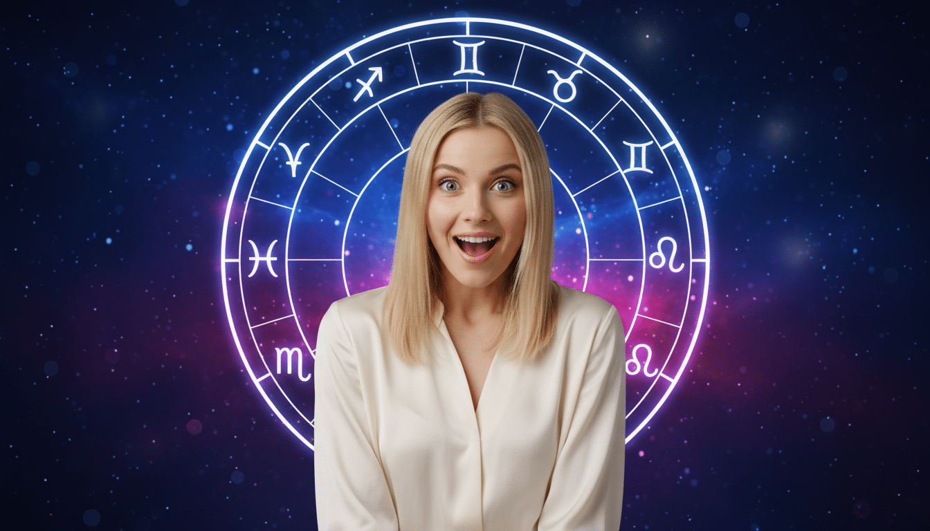 Homme souriant cartes astrologiques bougies horoscope du jour