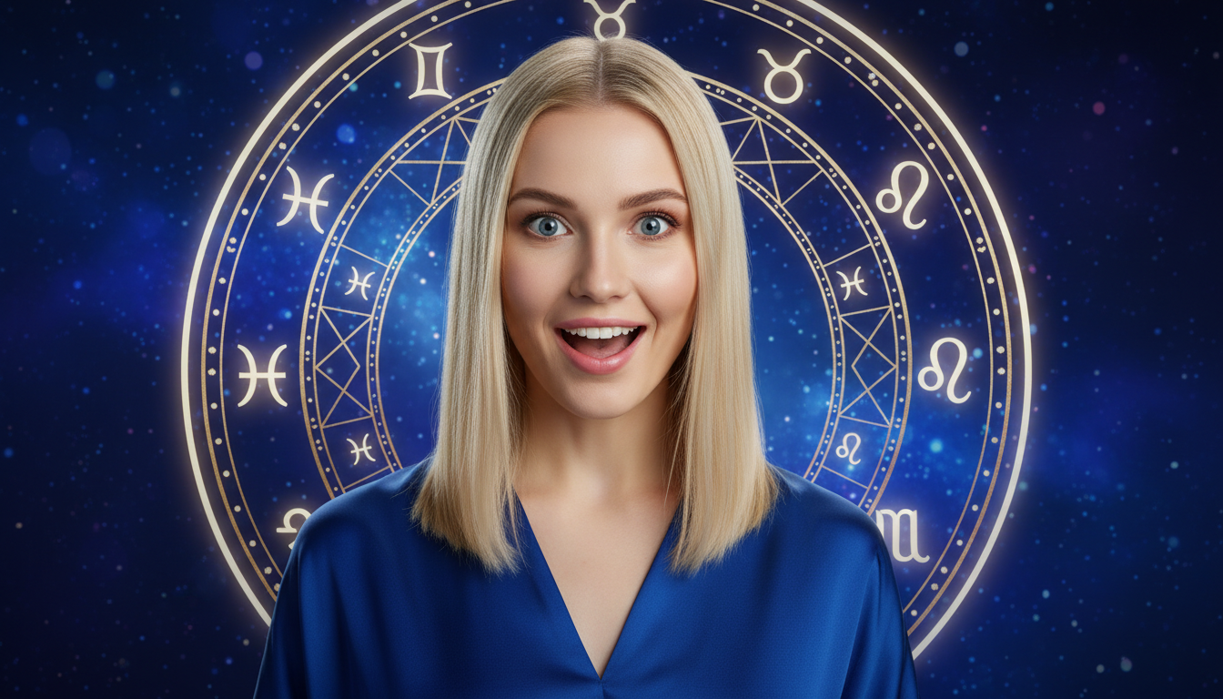 Horoscope du 10 avril 2026 : homme heureux sous un ciel étoilé lumineux