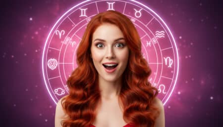 Horoscope du 25 avril 2026 : femme en méditation sous un ciel étoilé mystique
