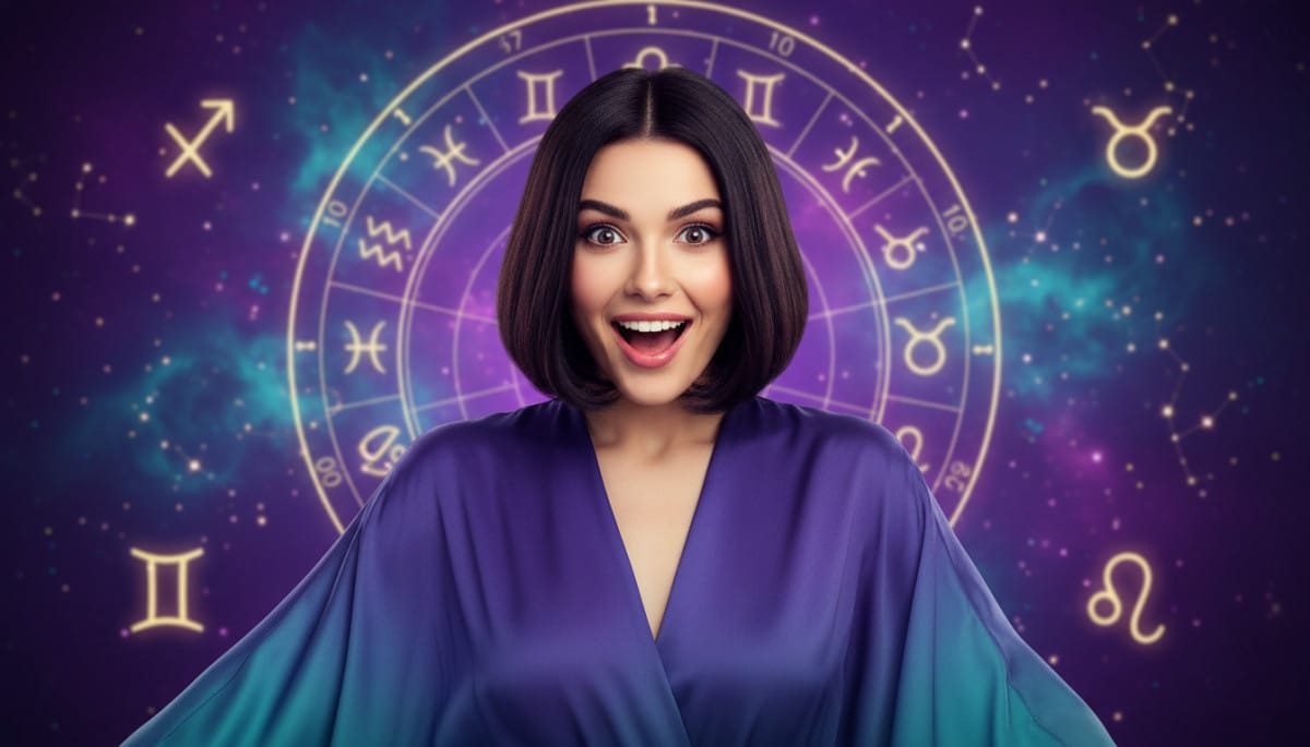 Horoscope du jour 28 avril 2026 : couple sous un ciel étoilé lumineux