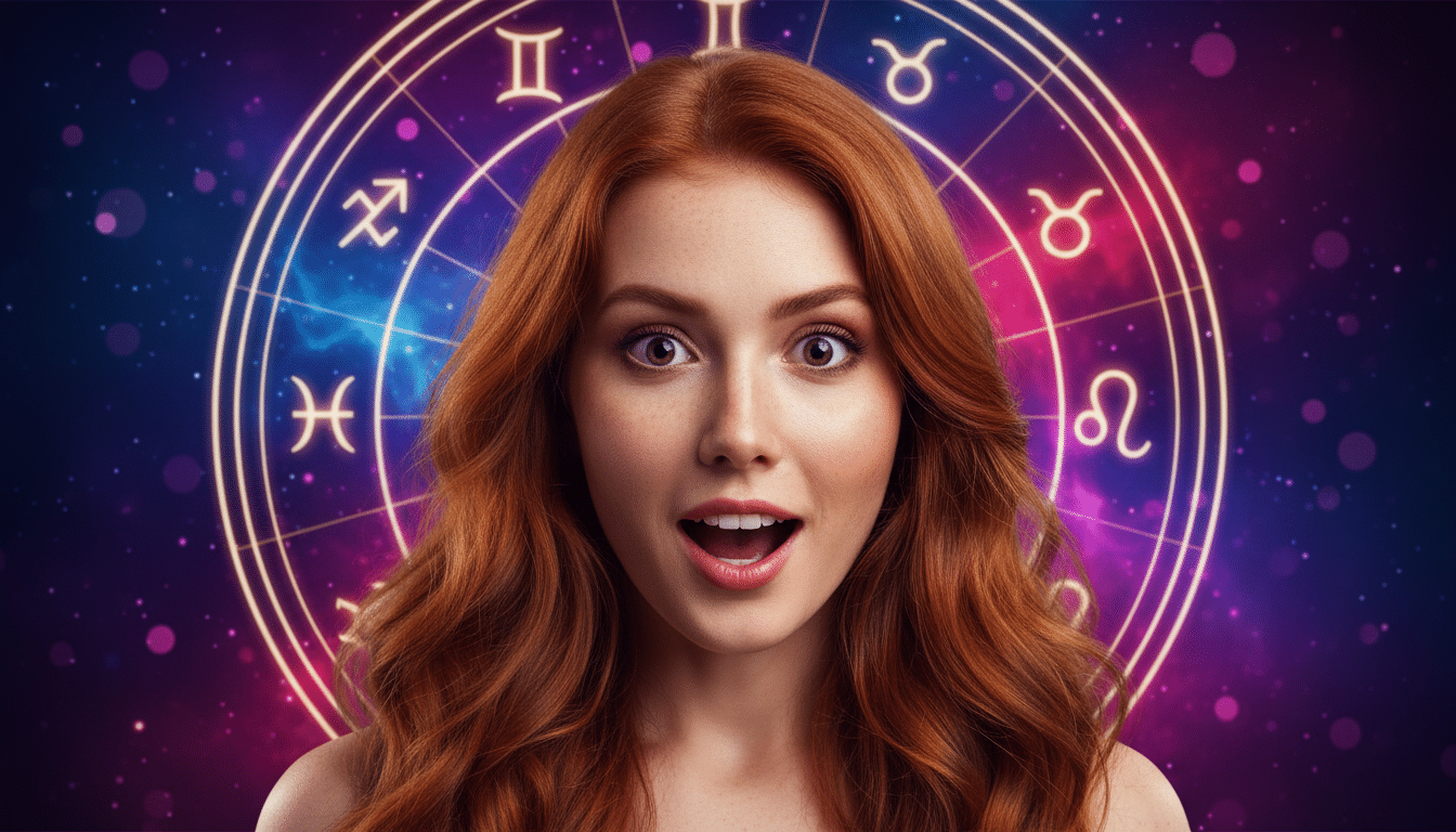 Horoscope du mardi 14 avril 2026 - femme entourée de lumière cosmique dorée