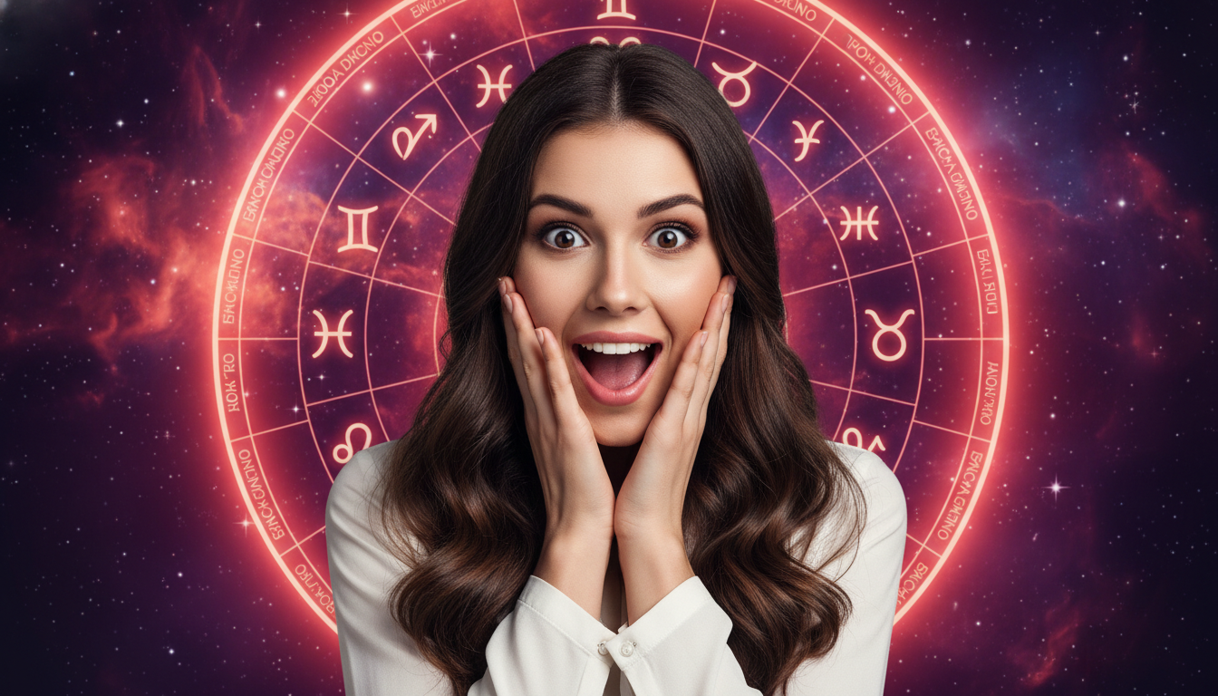Horoscope mardi 14 avril 2026 - femme consultant une carte céleste mystique