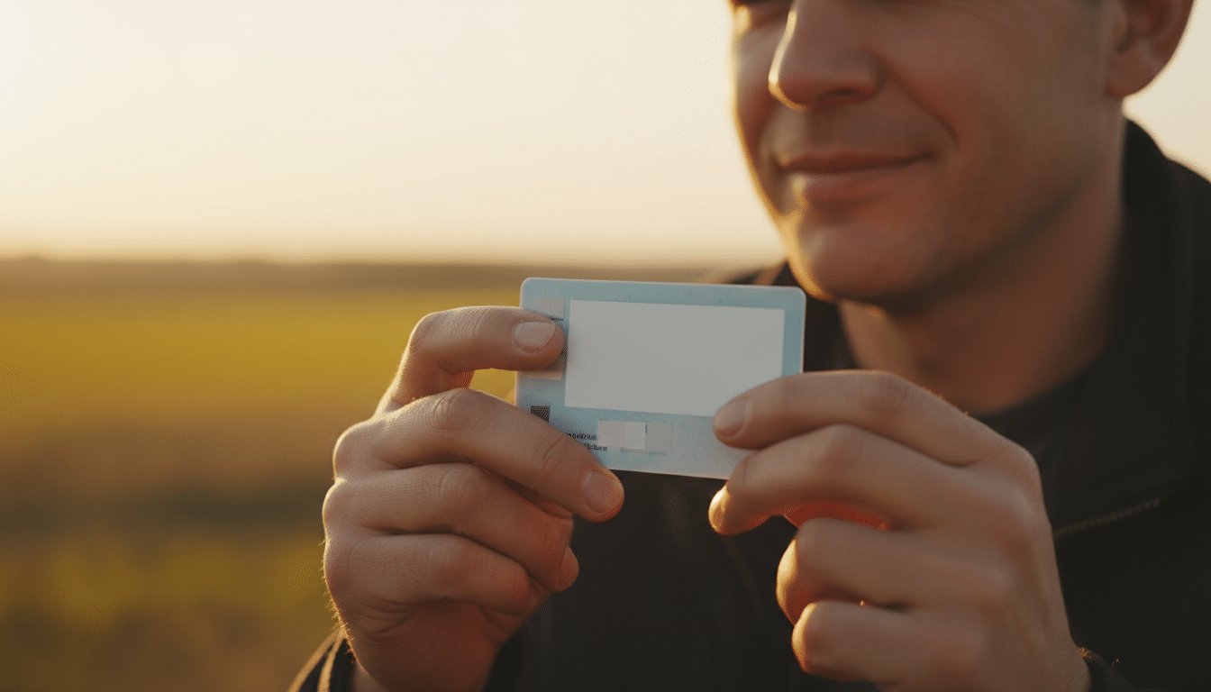 Mains tenant un permis de conduire obtenu après de nombreux échecs