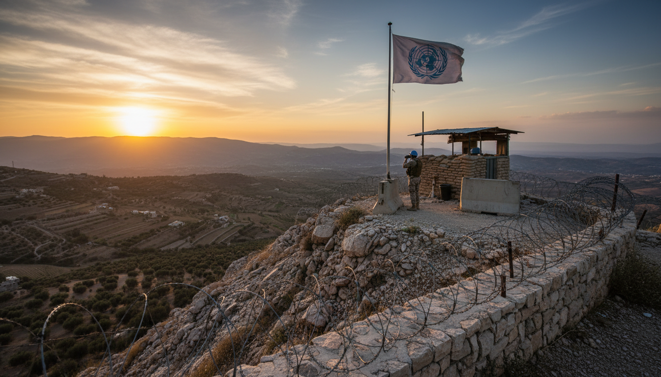 Poste d'observation de la Finul dans le sud du Liban