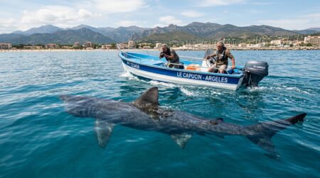 « Il est passé sous mon bateau » : un requin de dix mètres filmé à 500 m des plages d'Argelès-sur-Mer