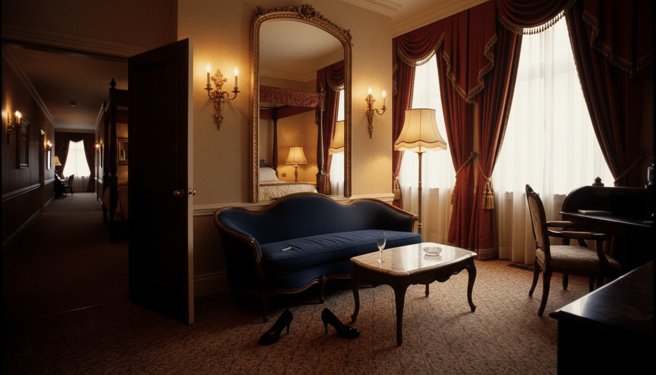 Suite d'hôtel luxueuse à New York dans les années 1990