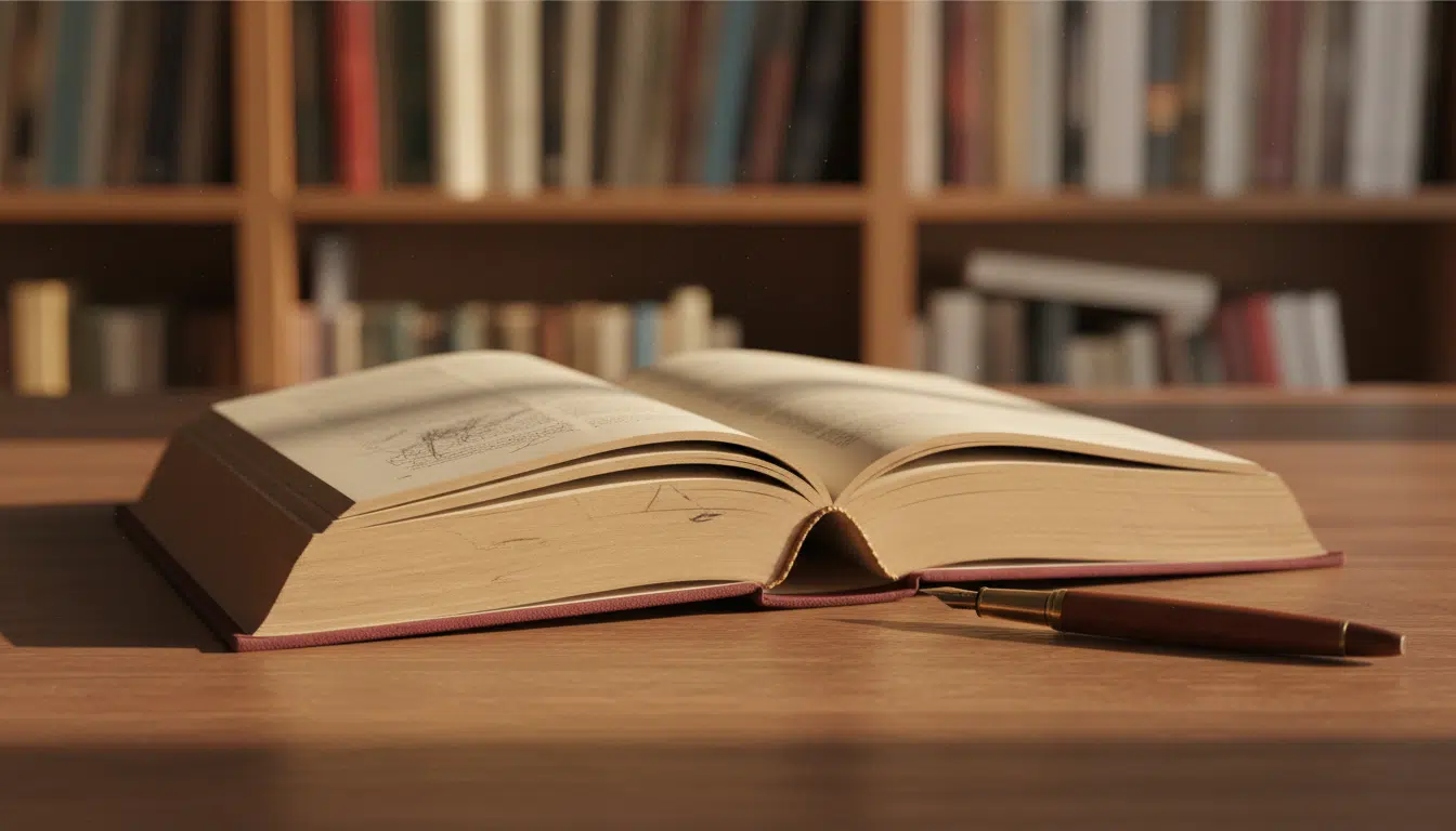 Livre ouvert sur une table évoquant le témoignage littéraire