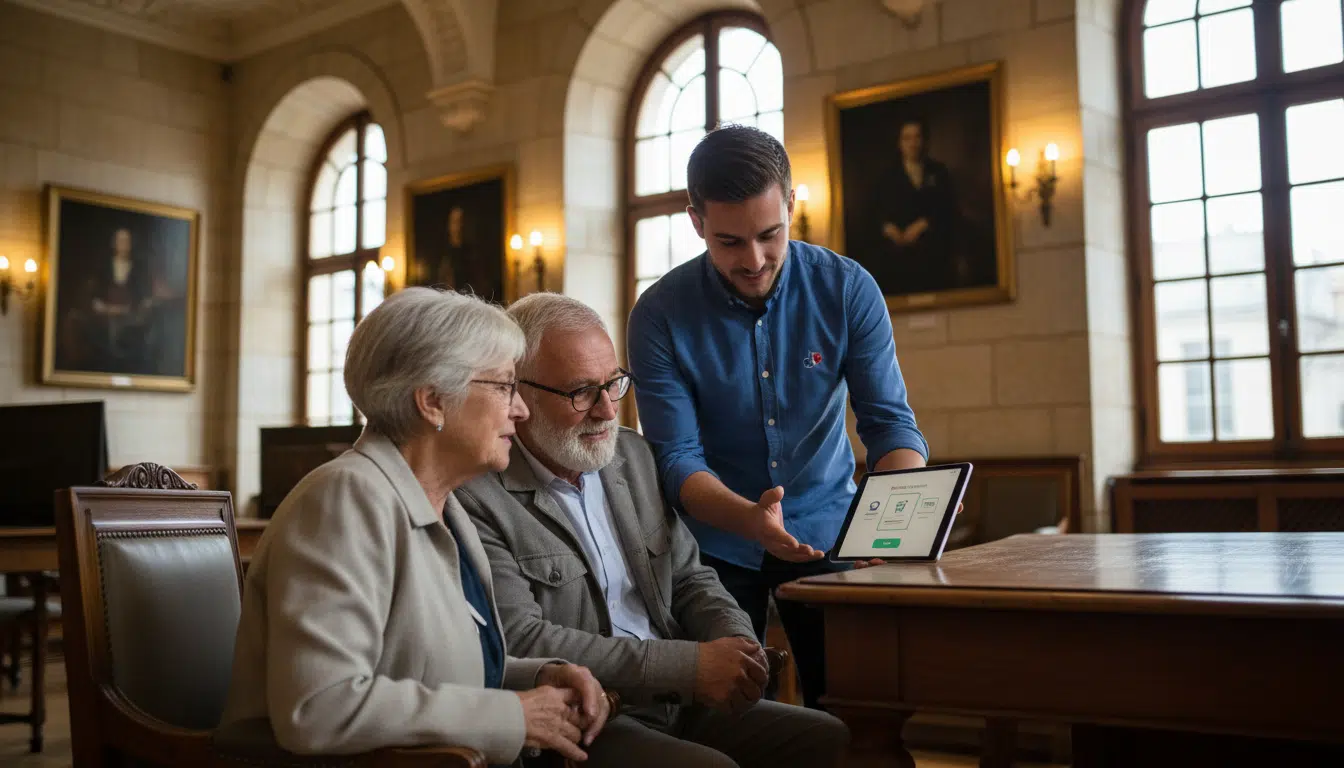 Seniors accompagnés pour le paiement numérique des impôts en mairie