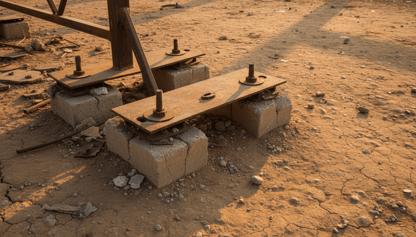 Base défaillante et ancrage fragile du manège forain