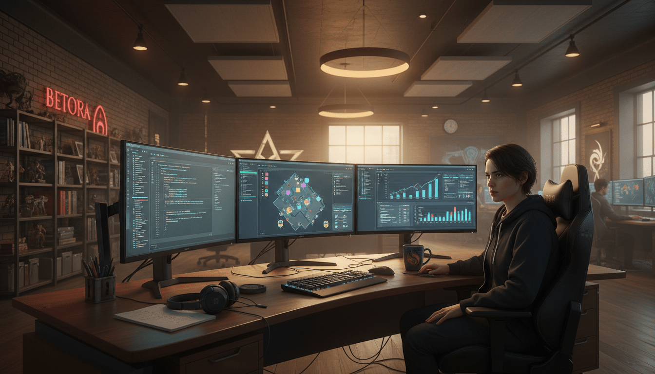 Développeur travaillant sur des correctifs de bugs à son bureau