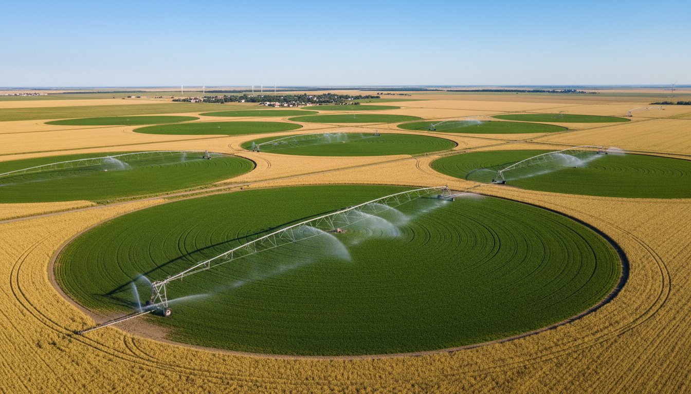 Irrigation intensive de cultures céréalières