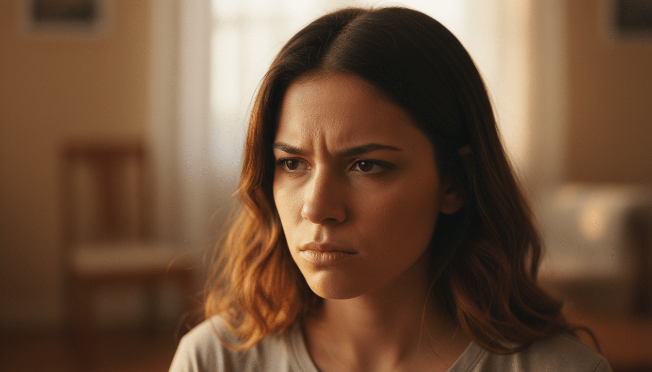 Portrait d'une jeune femme au regard déterminé