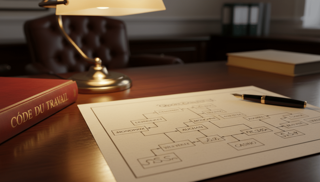 Document de structure juridique et Code du travail français