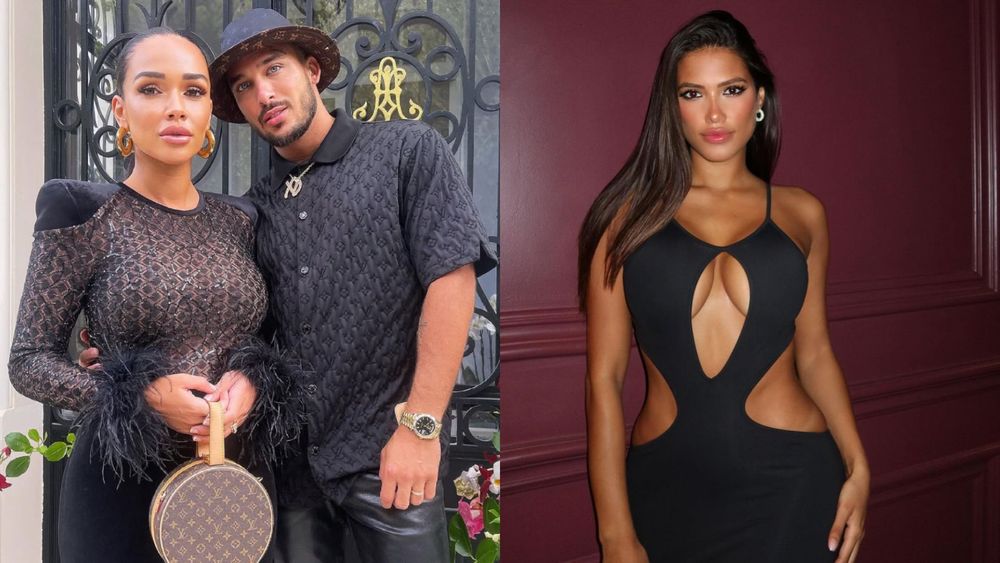 Laurent Correia et Jazz d'un côté, Valentina Rueda de l'autre, les protagonistes de l'affaire d'infidélité JLC Family