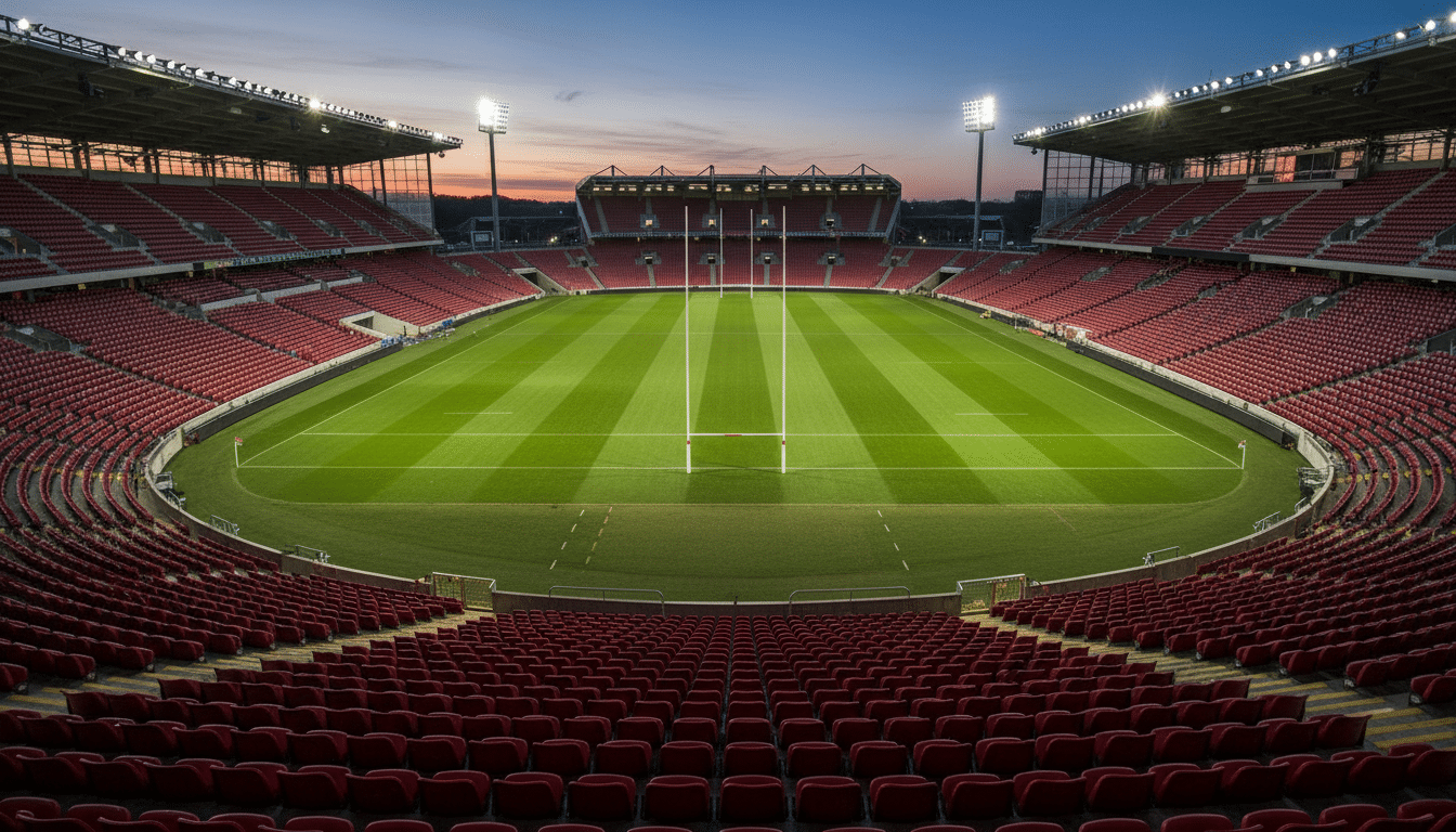 Le stade Chaban-Delmas vide après le quart de finale de Champions Cup entre Bordeaux-Bègles et Toulouse
