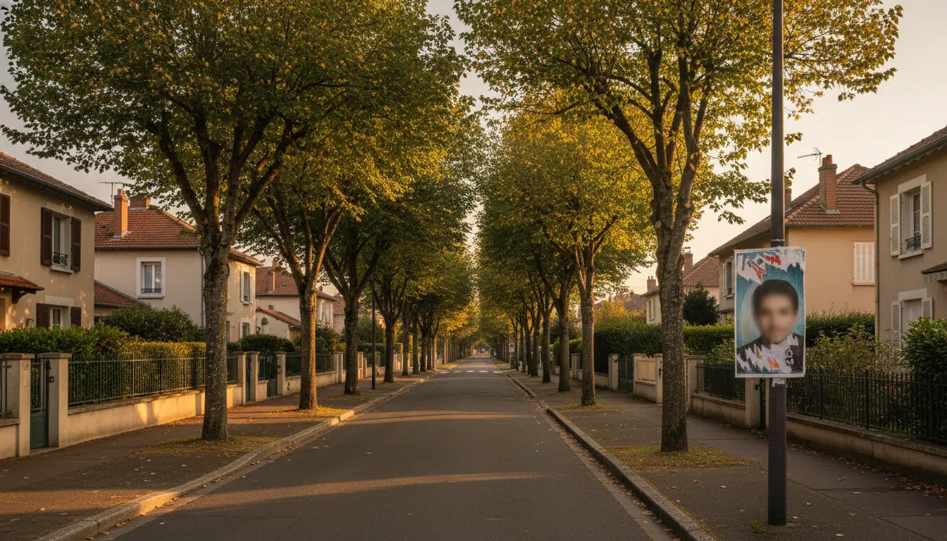 Rue résidentielle calme à Croissy-sur-Seine dans les Yvelines