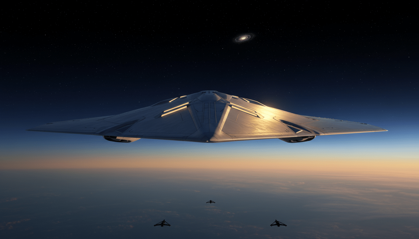 Concept du Luanniao flottant dans la stratosphère