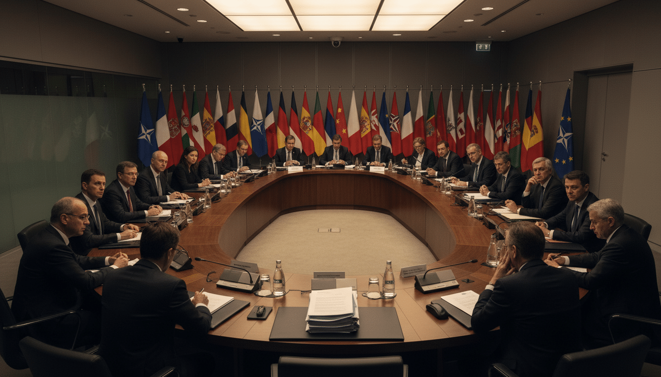 Réunion diplomatique tendue au sommet de l'OTAN