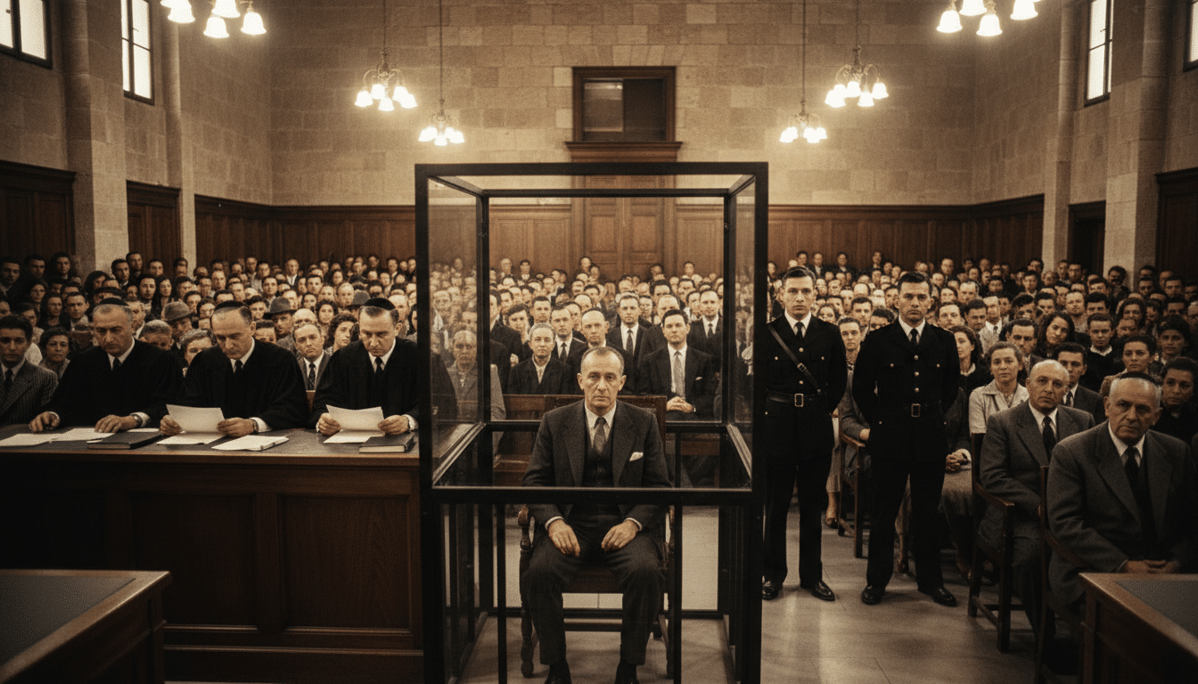 Le procès d'Eichmann à Jérusalem en 1961