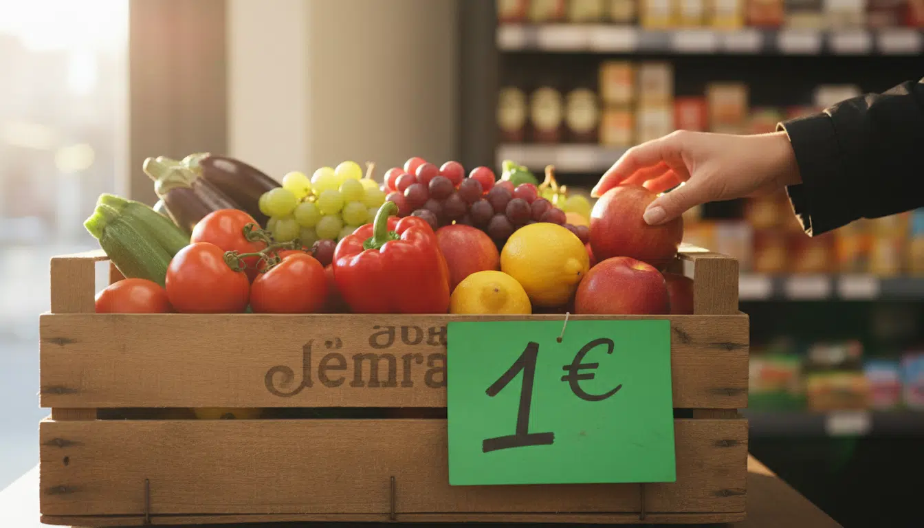 Cagette de fruits et légumes anti-gaspi à 1 euro chez Lidl
