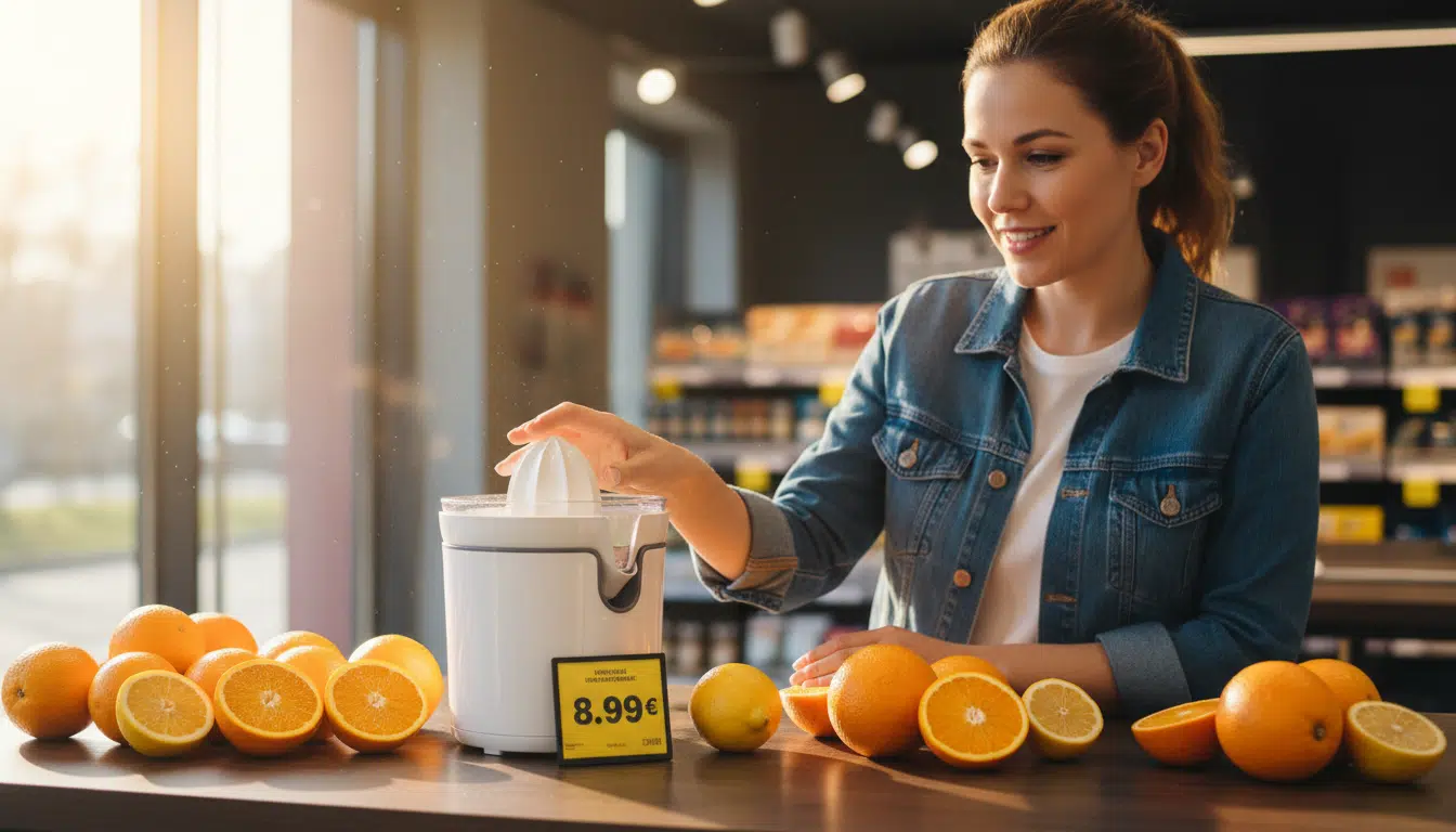 Presse-agrumes Lidl à 8,99 euros en rayon