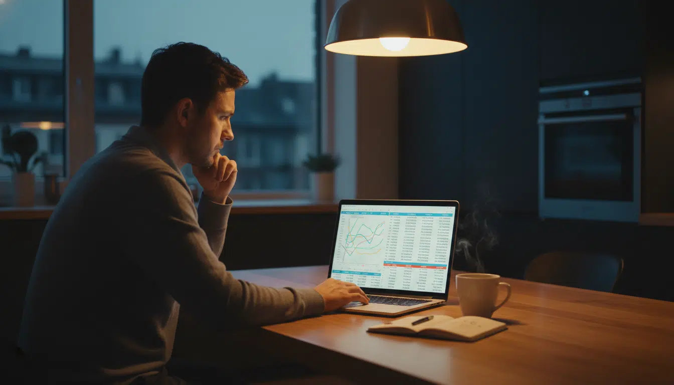 Analyse de statistiques Loto sur un ordinateur portable