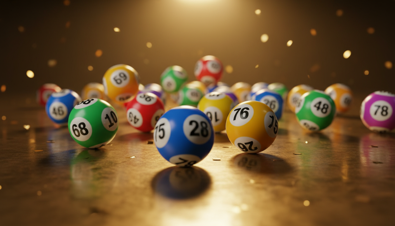 Boules numérotées du tirage du Loto