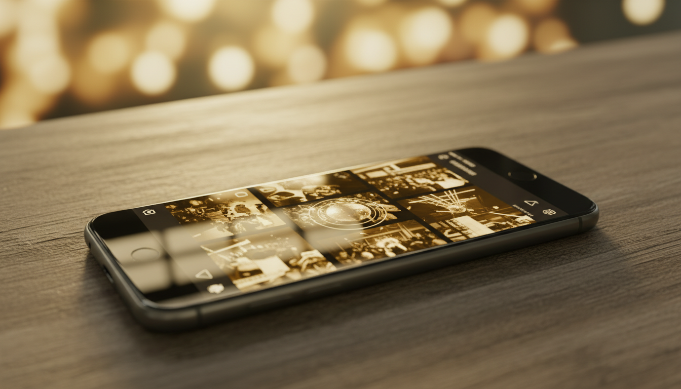 Story Instagram avec photos souvenirs vintage evoquant l hommage d Eryl Prayer a Loana