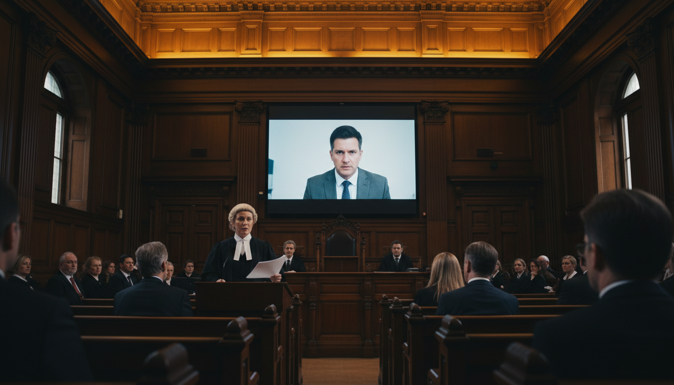 Audience au tribunal avec visioconférence depuis Chypre