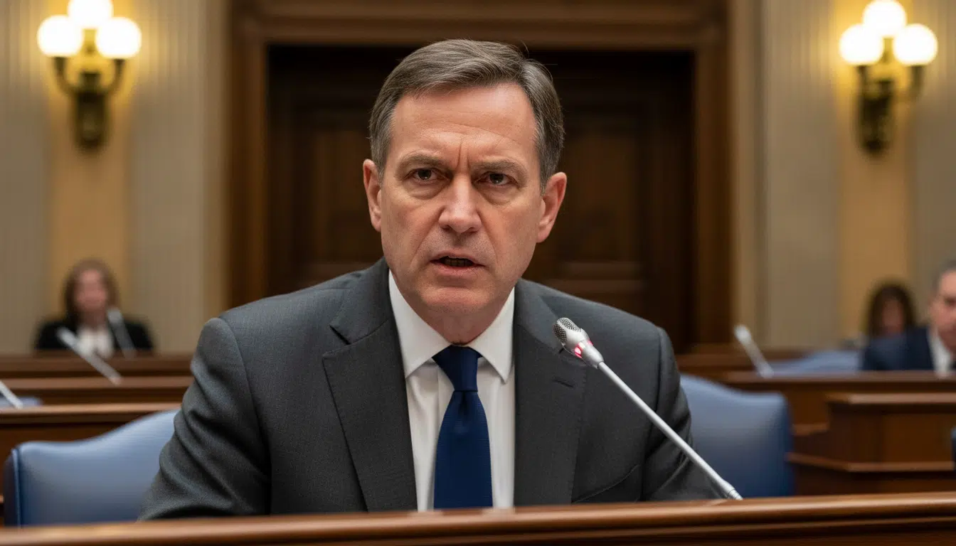 Nagui auditionné à l'Assemblée nationale expression tendue