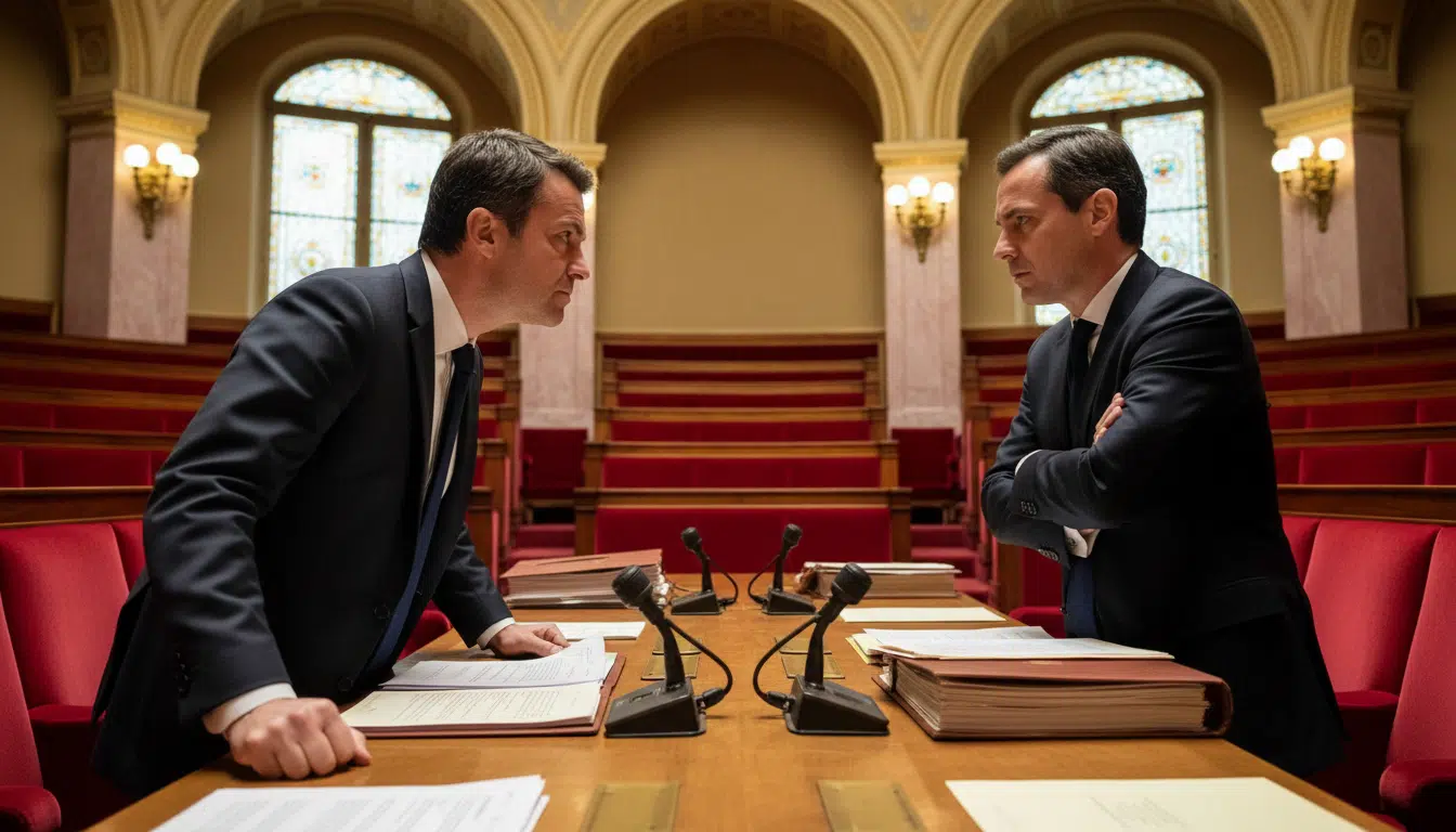 Confrontation entre Nagui et le député Alloncle en commission