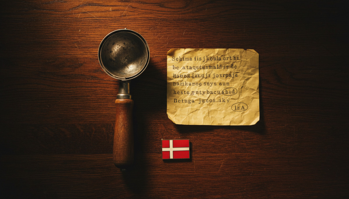 Note manuscrite avec le nom Häagen-Dazs inventé