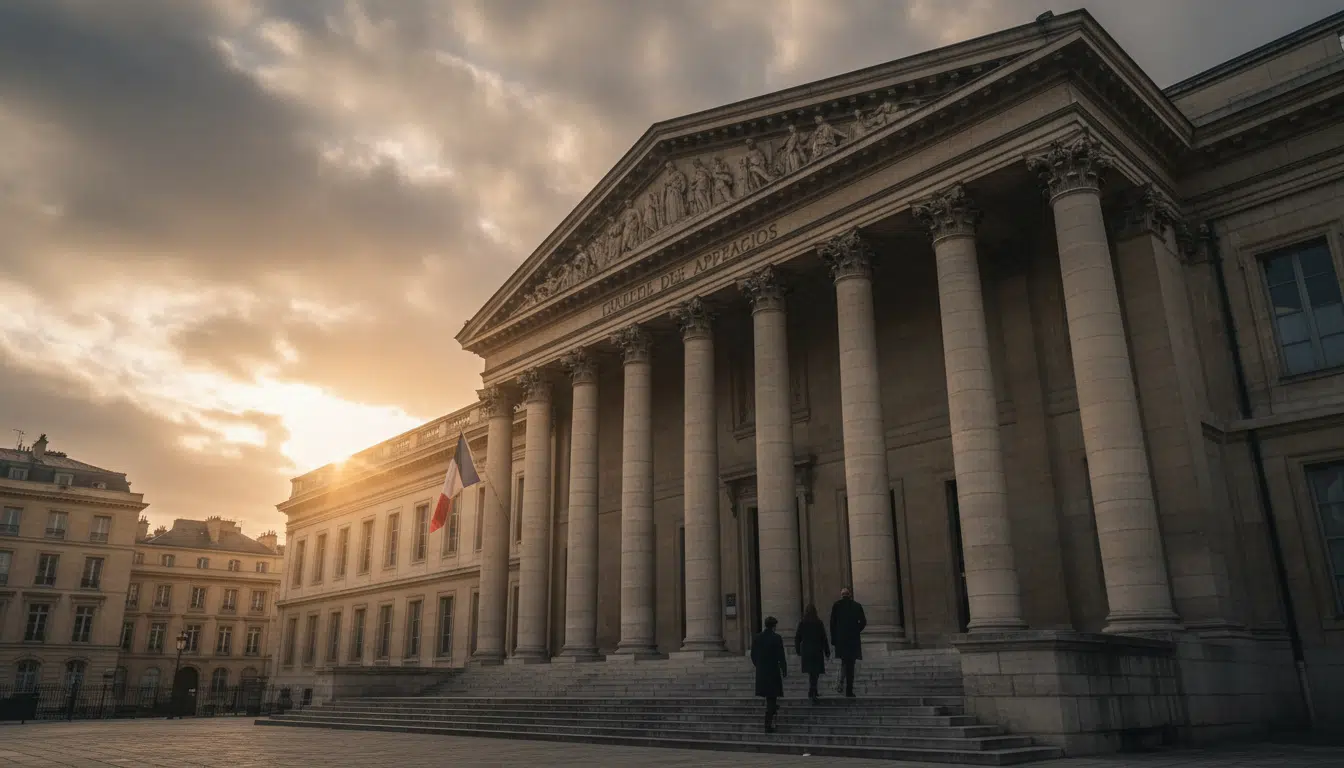 Façade d'une cour d'appel en France
