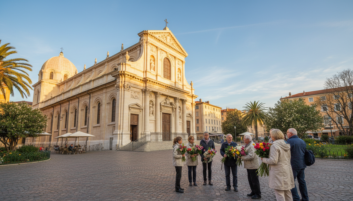 Cathédrale Sainte-Réparate de Nice, lieu des obsèques de Loana