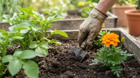 Œillets d'Inde au potager : pourquoi les planter entre vos pommes de terre change tout