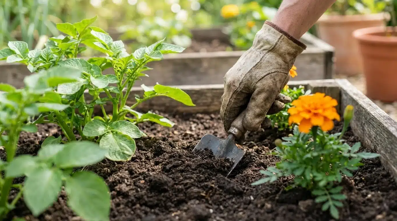Œillets d'Inde au potager : pourquoi les planter entre vos pommes de terre change tout