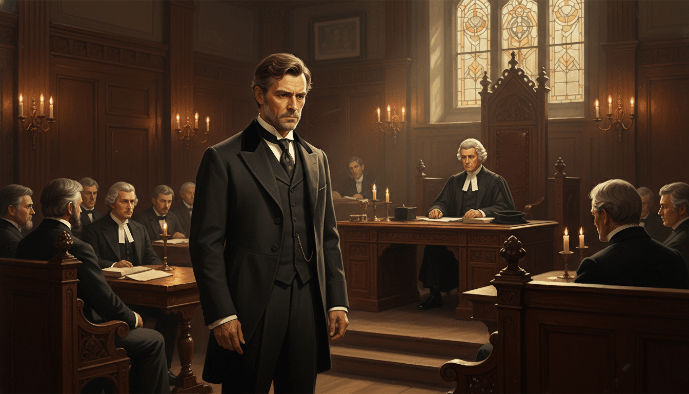 Oscar Wilde dans un tribunal victorien anglais