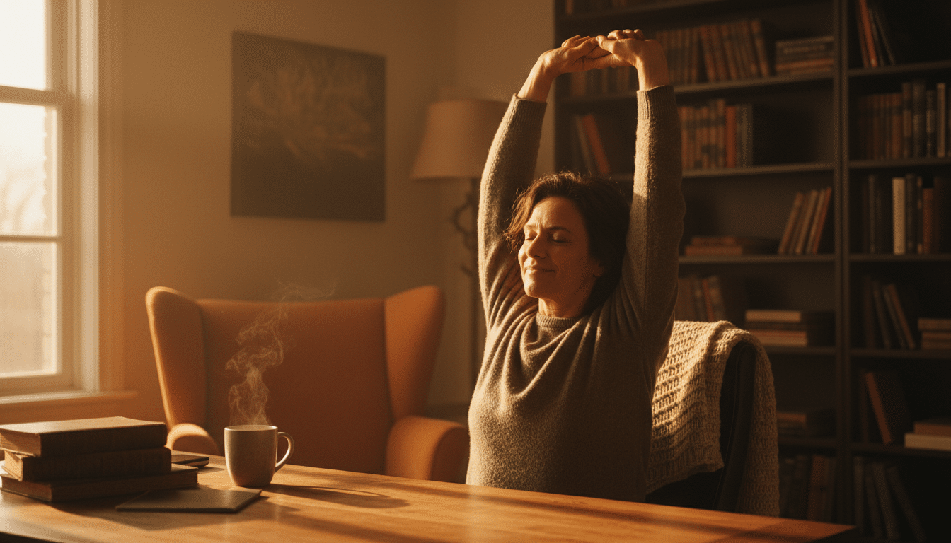 Personne faisant craquer ses doigts avec satisfaction