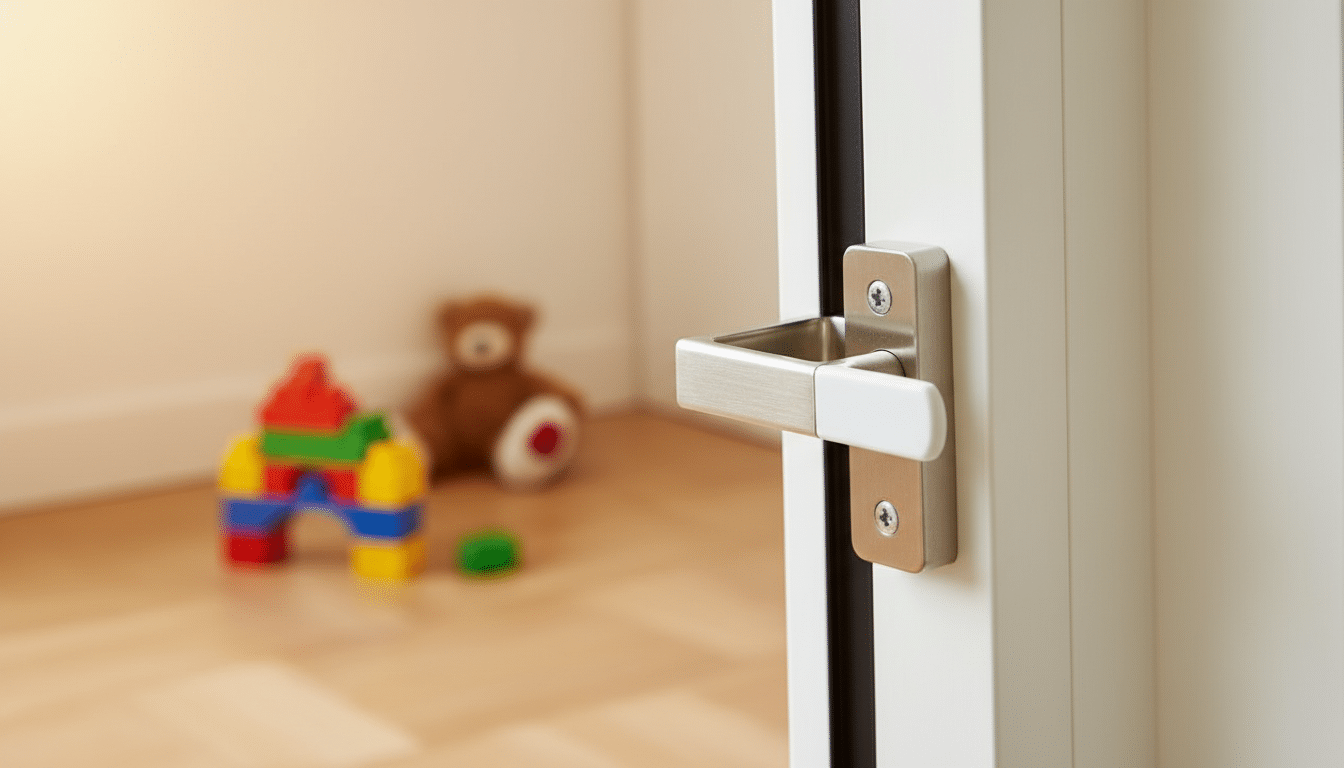 Dispositif de sécurité bloque-fenêtre installé dans un appartement