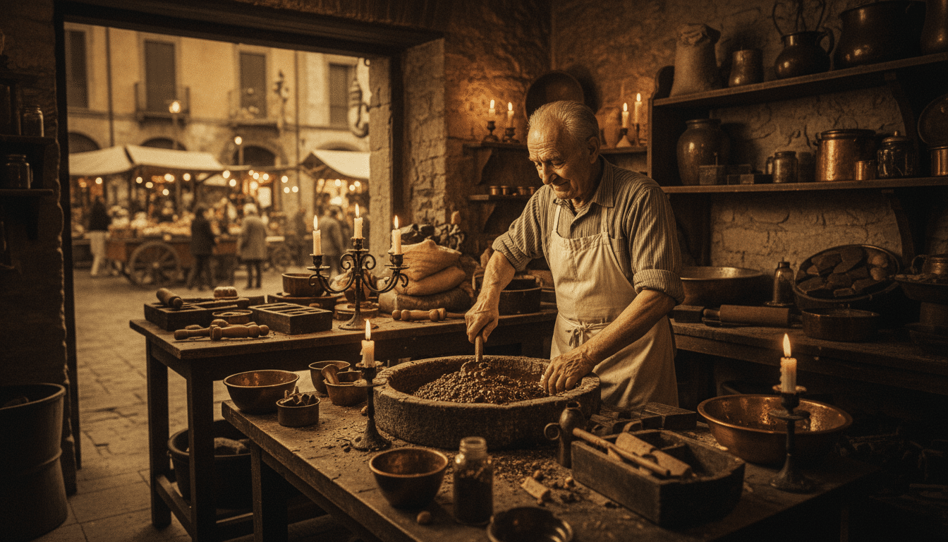 Pietro Ferrero confiseur italien années 1940