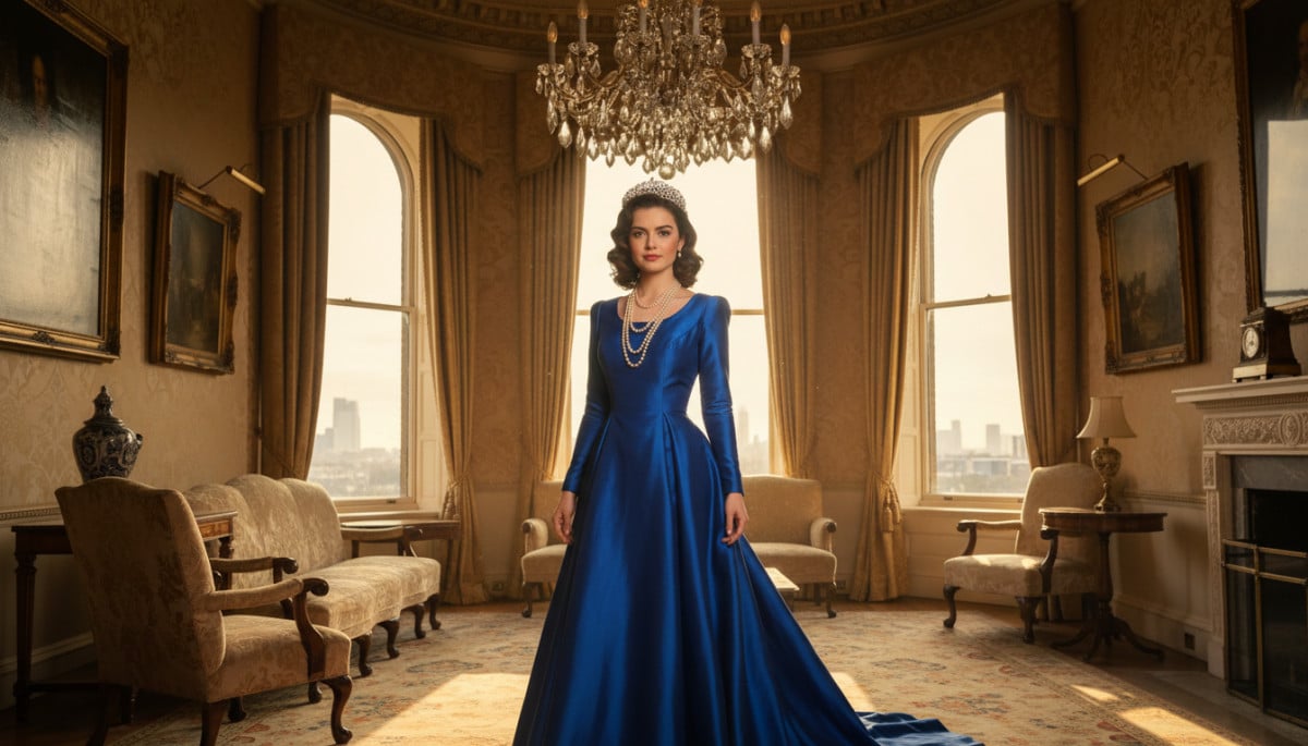 Portrait d'Elizabeth II jeune, héritière inattendue du trône