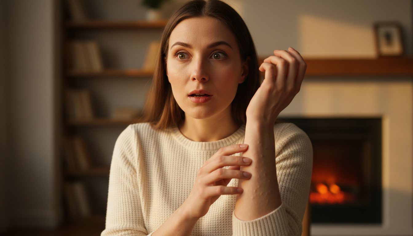 Pourquoi tu as la chair de poule quand t'as pas froid — la vraie raison va te laisser bête