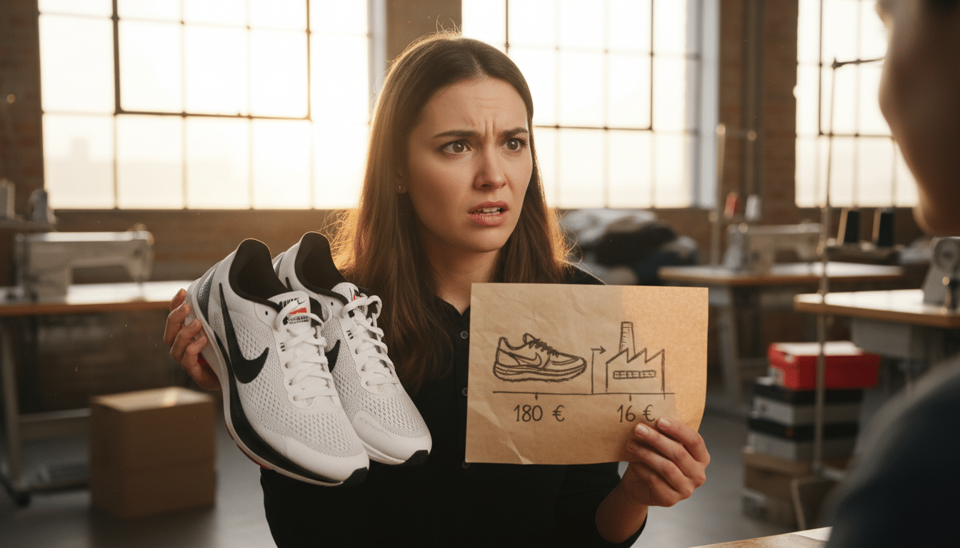 Pourquoi une paire de Nike coûte 180 € alors qu'elle revient à 16 € à fabriquer